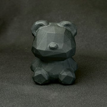 玩偶熊｜黑曜石 擋煞 桌上型風水擺件 雕件 S25BU25-001