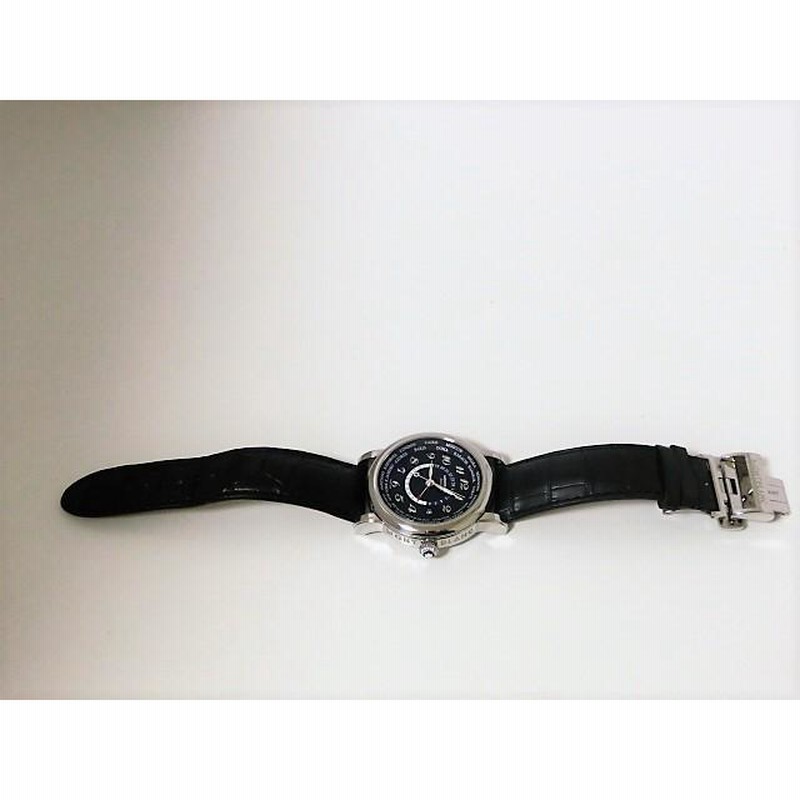 美品 モンブラン スターワールドタイム 106464 GMT デイト