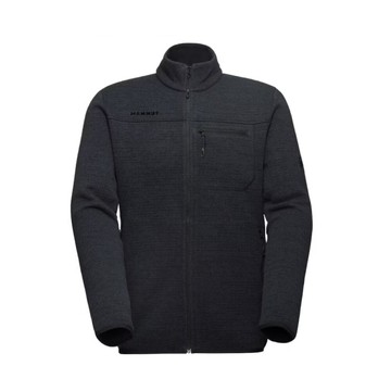 mammut 長毛象 男 arctic iv ml hooded af 刷毛立領外套黑1014-