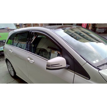 賓士BENZ B-Class B200/W246 2013-2018年【崁入式晴雨窗-短截款】比德堡 內崁 嵌入 內嵌