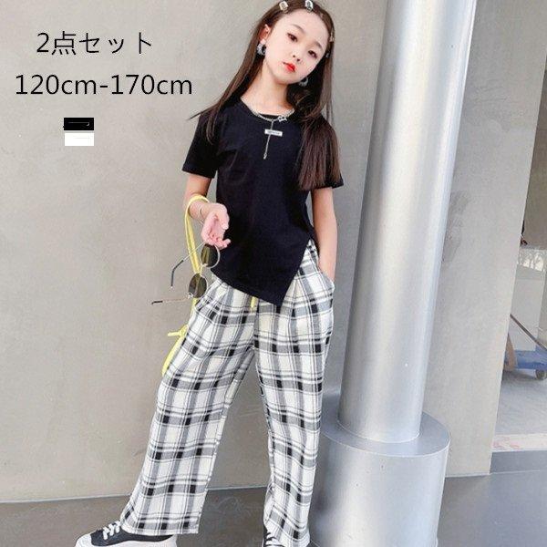 高品質新品 韓国子供服 チェックパンツ 90 ２点 kids-nurie.com