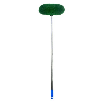 世界清潔 草地紋洗車刷菜瓜布不鏽鋼桿拖把  1個