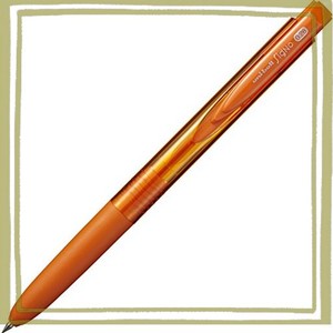三菱鉛筆 ゲルボールペン シグノRT1 0.28 オレンジ 10本 UMN15528.4
