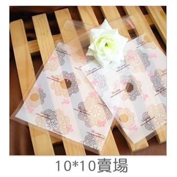 [Hare.D] 韓國 10*10蕾絲款 自黏袋 餅乾包裝袋