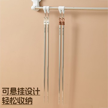 【臺灣發貨】創意316不鏽鋼加長油炸筷家用耐高溫火鍋筷子廚房專用撈麪公筷CJH【熱賣品】