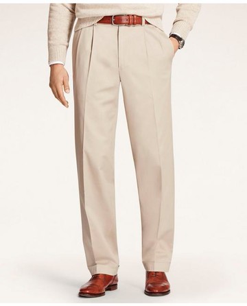 Brooks Brothers Men's Elliot Fit Stretch Cotton Advantage Chino Pants | Khaki | Size 30 30