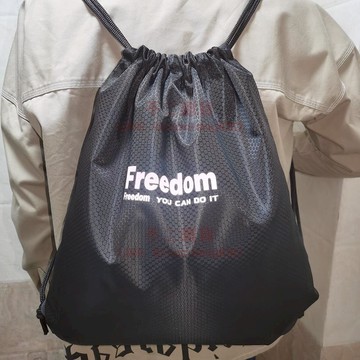 防水運動背包 抽繩雙肩包束口袋 學生籃球袋 健身收納背包袋【不二雜貨】