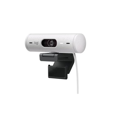Logitech BRIO 500 網路攝影機 珍珠白