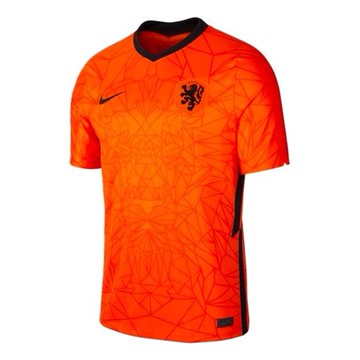 Nike KNVB Men's NK Breathe BRT Stadium STAD Jersey JSY Short Sleeve SS Home HM SAFETY Orange