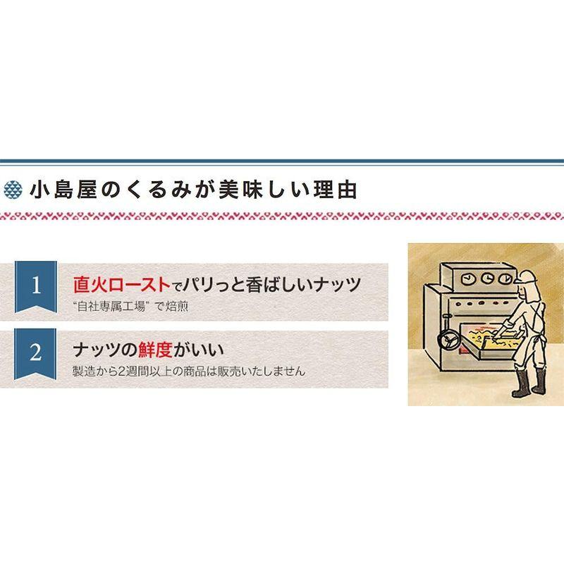 小島屋 無添加 くるみ 1kg カルフォルニア産 素焼き 直火深煎り焙煎 無塩 無油 ナッツ