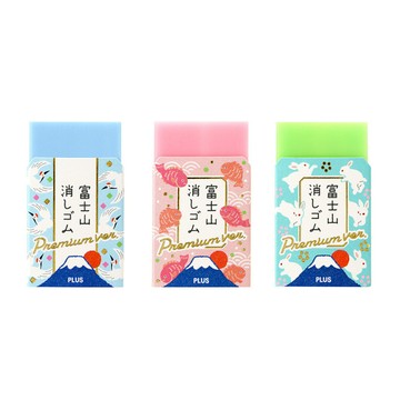 PLUS 御守富士山橡皮擦 (T36-519)-鶴/魚/兔
