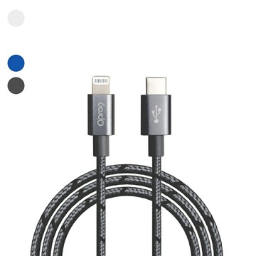 ★2件65折優惠★Opro9 Type-C Lightning PD快充線&傳輸線 30W 1米▼MFi認證▼適用蘋果