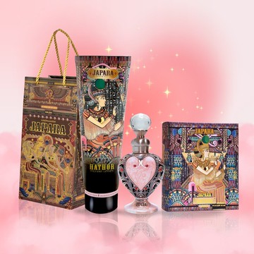 【情人節禮盒】哈索爾香氛組丨3ML小香+香氛柔膚乳 埃及香氛