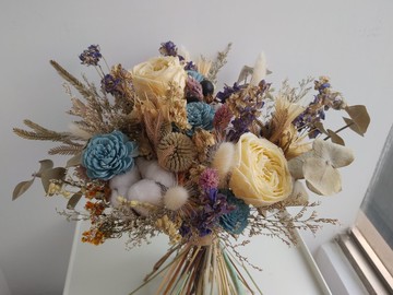 漫森態 不凋捧花/新娘捧花/乾燥花/不凋花