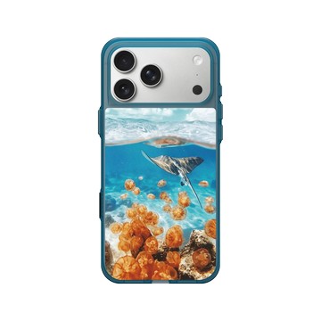 iPhone 17 Pro Max Clear (相機按鈕) 夜幕藍 - Ocean Collection: Let's Sea 海洋系列：一路向海 - 海裡見！（帛琉）