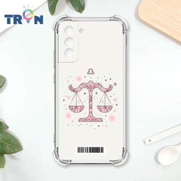 TRON 三星 S21 FE 5G 粉色系可愛星座 四角防摔載具殼 軟殼 手機殼