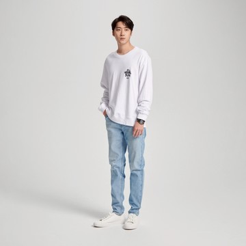 EDWIN｜男裝｜黑貓枕頭長袖T恤