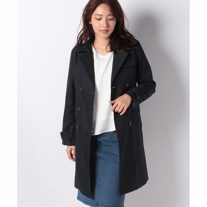 エイミーパール バイ パウダーシュガー ギャバトレンチコート レディース ネイビー M Eimy Pearl By Powder Sugar 通販 Lineポイント最大1 0 Get Lineショッピング