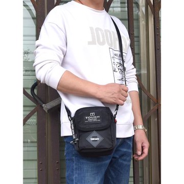 Tough潮牌戶外運動腰包男士小挎包多功能包迷你單肩包手機腰包郵