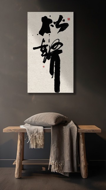 書法-無框畫 | 喬遷禮物 | 開店 | 民宿佈置 | 搬新家 | 裝飾畫