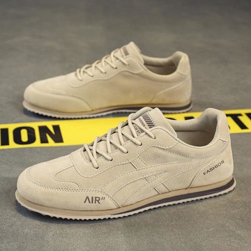 勞保男鞋厚底耐磨工作鞋2025新款防滑秋季阿甘運動鞋休閑跑步潮鞋