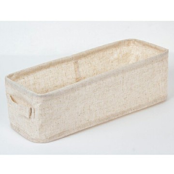 森 棉麻隙縫收納盒S3089-6(12x13x37cm)【愛買】