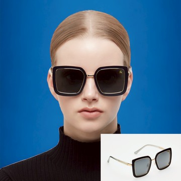 【ROSIE ALLAN】BELLA 黑 時尚輕量太陽眼鏡