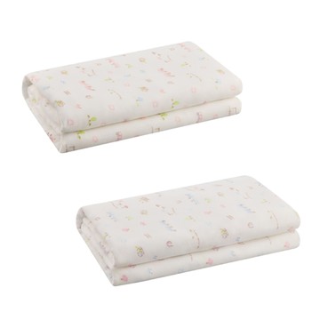 康貝 Combi 純棉柔紗快樂車車系列-長浴巾(藍/粉)