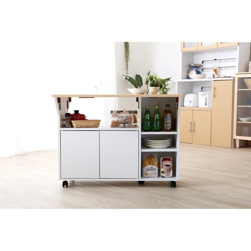 【新品・送料無料】バタフライカウンターテーブル　90幅　NA/WAL/WH バタフライカウンターテーブル 90幅 ホワイト バタフライカウンター