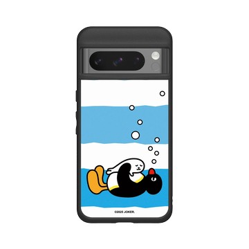 Pixel 8 Pro SolidSuit 黑 - Pingu 企鵝家族 - Pingu ＆小海豹