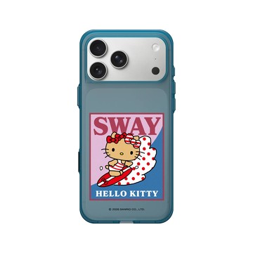 iPhone 17 Pro Max Clear (相機按鈕) 夜幕藍 - 三麗鷗-Hello Kitty - 衝浪海報