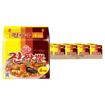 OTTOGI 不倒翁 韓國境內版 金螃蟹海鮮風味拉麵  32包
