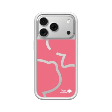 iPhone 18 Pro Mod NX -邊框背蓋組合 (相機按鈕) 白 - We TAIWAN : a-We Collection - a-We Mochi (紅)