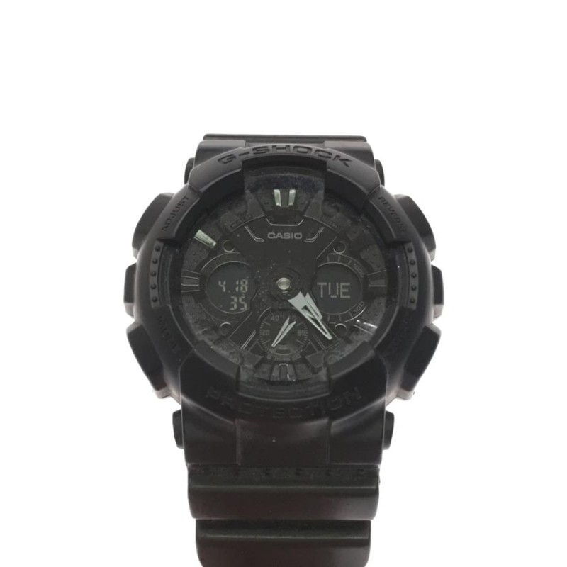 CASIO◇クォーツ腕時計・G-SHOCK/デジアナ/BLK | LINEショッピング