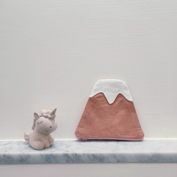 粉紅富士山零錢包