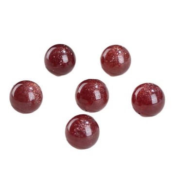 久雅水晶 天然星光車厘子紅草莓晶圓珠手鏈  爆閃大顆粒散珠手串