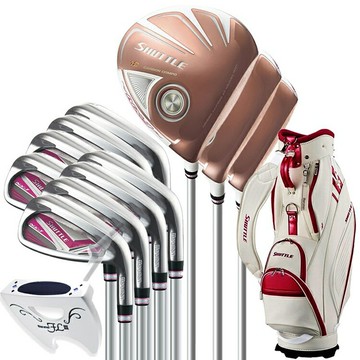 Maruman Shuttle高爾夫套桿女士初學套桿高爾夫球桿全套配包