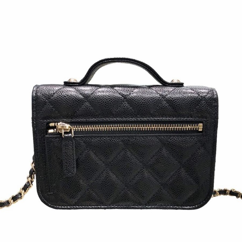 中古】 CHANEL シャネル ショルダーバッグ AP2914 ビジネスアフィニティ キャビア ミニチェーンバッグ 23021184 AK |  LINEブランドカタログ