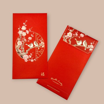SRP037 君子四景- 鳥 利是封 / 紅包 /10入