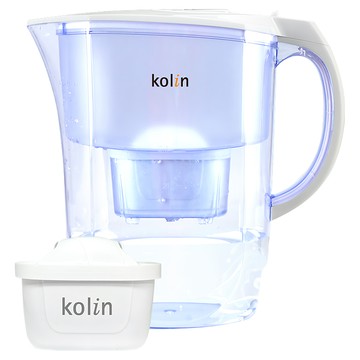 Kolin 歌林 四重精濾濾水壺 含1芯 268 x 138 x 260mm 白色 3.8L  1個  KAL-STKE01WH
