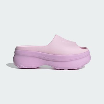 Adidas 愛迪達 Adifom Stan Slide W [JI2613] 女 運動拖鞋 涼拖鞋 厚底 簡約 粉紅