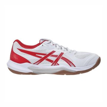 Asics Gel-tactic 13 2E 1073A084-101 男女 排球鞋 寬楦 穩定 包覆 回彈 白 紅