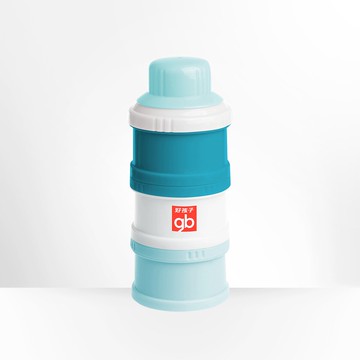 奶粉盒 BY好孩子三層奶粉罐便攜外出防潮密封罐奶粉盒大容量奶粉格分盒子『XY34273』