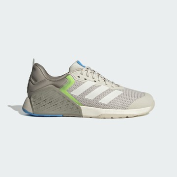 Adidas 愛迪達 Dropset 3 Trainer [JP7239] 男 多功能 訓練鞋 寬楦 穩定 健身 灰 綠