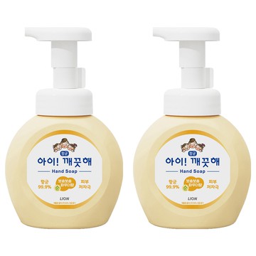 LION 獅王 趣淨 泡泡洗手慕斯  爽身粉香  250ml  2瓶