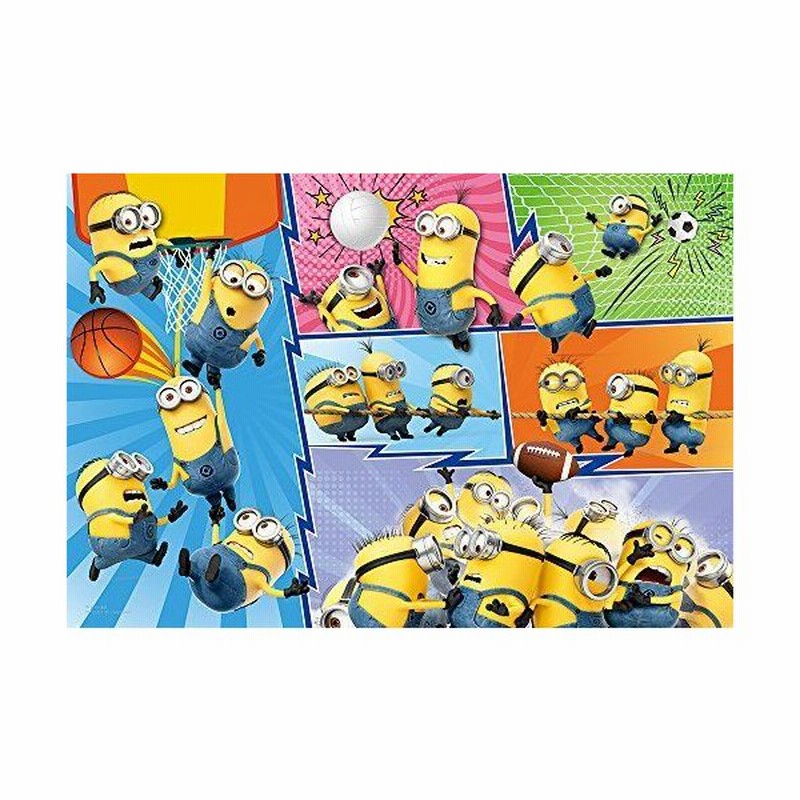 108ピース 子供向けパズル ミニオンズ ミニオン スポーツ ラージピースキッズパズルシリーズ 26x38cm 通販 Lineポイント最大get Lineショッピング