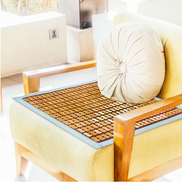 詠夏炭化麻將蓆一人沙發墊 薄荷綠