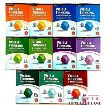 【查德書境】Visible Thinking in Mathematics 新加坡小學數學思維練習 全套11冊附答案