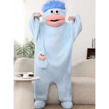 2025年冬季新款搞怪聚會演出裝扮大嘴連體衣男女同款原創正版現貨