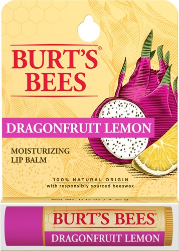 Burt's Bees Lip Balm Dragonfruit Lemon 0.15 oz